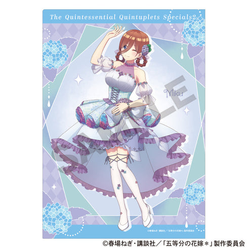 『五等分の花嫁*』シングルクリアファイル 中野三玖 紫陽花ドレス